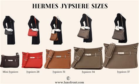 hermes jypsiere size 34|Hermes bag size chart.